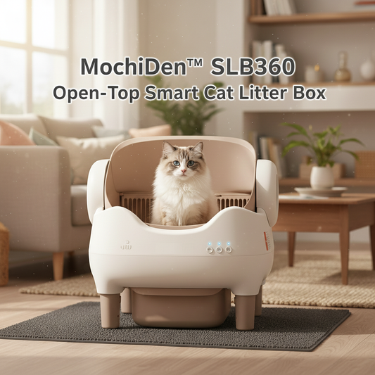 MochiDen™ SLB360 Open-Top Smart Cat Litter Box